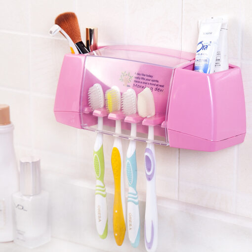 Creative Toothbrush Toothpaste Holder Organizer