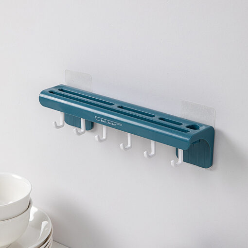 Wall-mounted Kitchen Cutlery Rack Holder Organizer