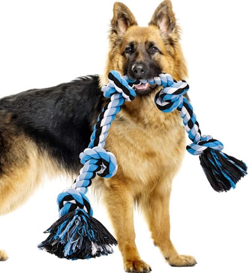 Interactive Heavy Duty Dog Tough Twisted Rope Toys