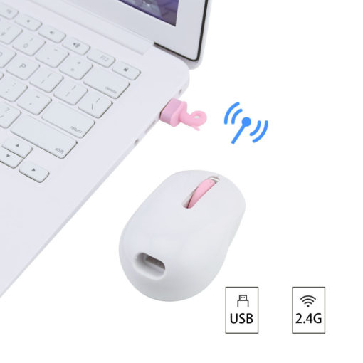 Portable 3D Cute Wireless Ergonomic Mini Pet Computer Mouse