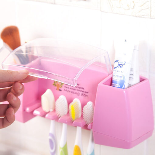 Creative Toothbrush Toothpaste Holder Organizer - Image 4