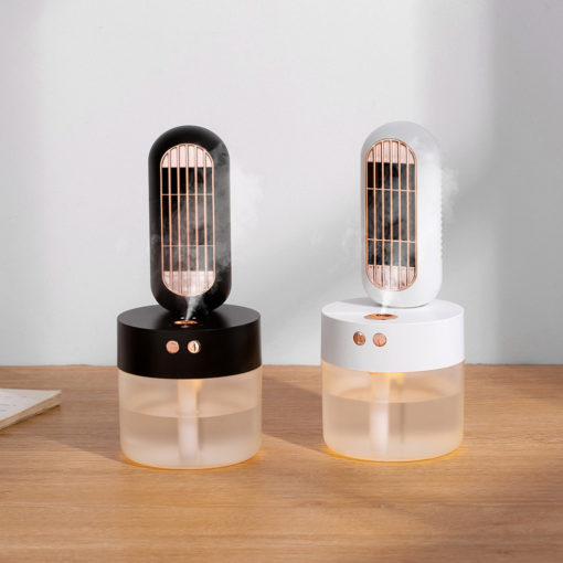 Portable Mini USB Rechargeable Spray Humidifier Fan