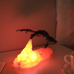 3D Printed LED Dragon Night Light Bedroom Lamps