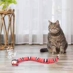 Interactive USB Rechargeable Snake Cat Teaser Play Toys