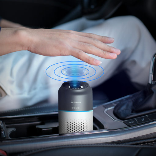 Portable Gestures Sensor USB Negative Ion Car Air Purifier