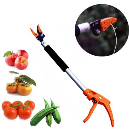 Creative Long Telescopic Aluminium Handle Fruit Picker