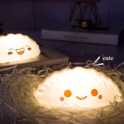 Creative Silicone Dumpling Led Night Light Sleep Lamp