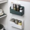 Wall Mounted Storage Condiment Bottle Container Box