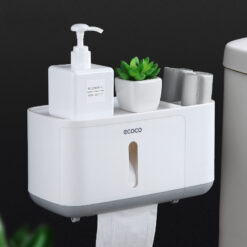 Portable Waterproof Toilet Paper Towel Storage Holder