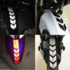 Universal Motorcycle Reflective Stickers Wheel Decal Fender