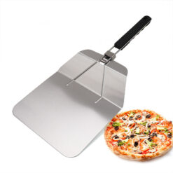 Foldable Stainless Steel Pizza Slotted Scoop Shovel