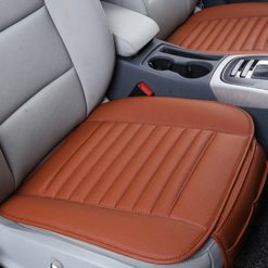 Universal Breathable Leather Bamboo Car Seat Pillow Cushion