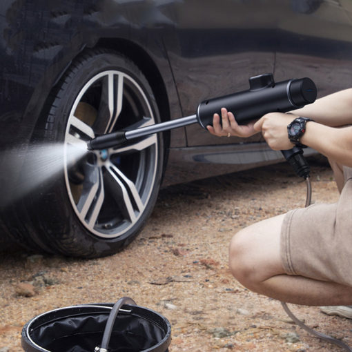 Protable Electric Wireless High-pressure Car Water Cleaner Gun