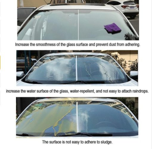 Portable Car Glass Oil Film Ceramic Window Cleaner Removal - Image 4