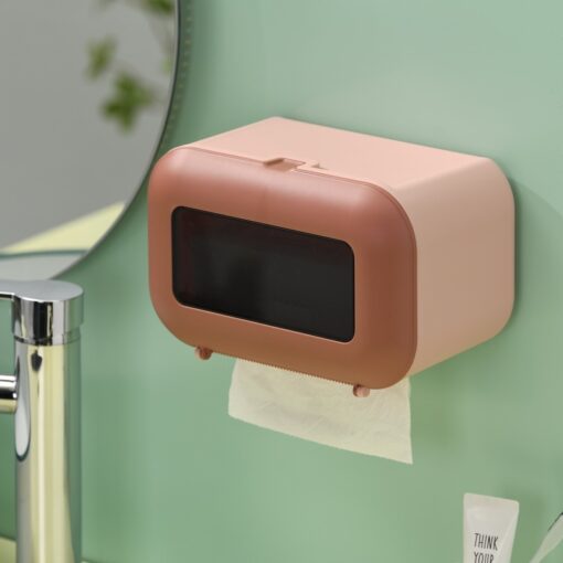 Wall-mounted Household Bathroom Toilet Tissue Box