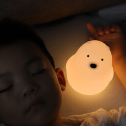 Silicone LED Kawaii Bear Animal Night Light Lamp