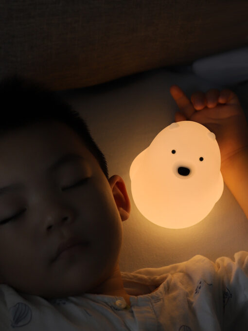 Silicone LED Kawaii Bear Animal Night Light Lamp