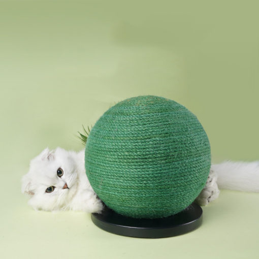 Interactive Cactus Shape Cat Sisal Post Scratching Board Toy - Image 3