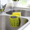 Silicone Kitchen Double Sink Sponge Soap Holder