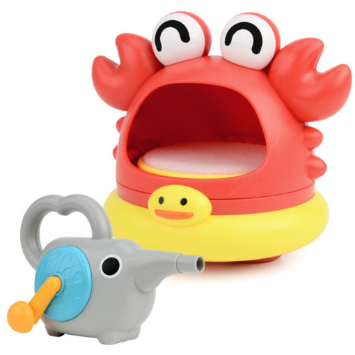Children's Bubble Maker Crab Shark Bathroom Bath Play Toys