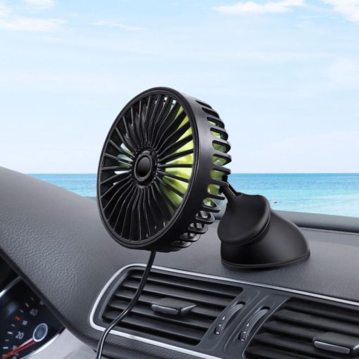 Portable 360 Degree USB Powered Rotatable Dashboard Fan