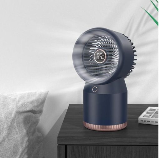 Portable Mini Rechargeable Water Spray Cooling Humidifier Fan