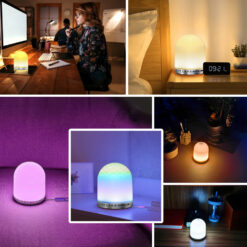 Remote Control Colorful Color Changing LED Night Light Lamp