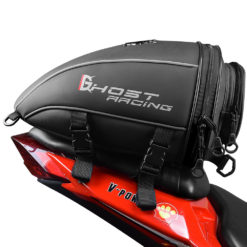 Motorcycle Waterproof Pu Leather Luggage Saddle Tail Bag