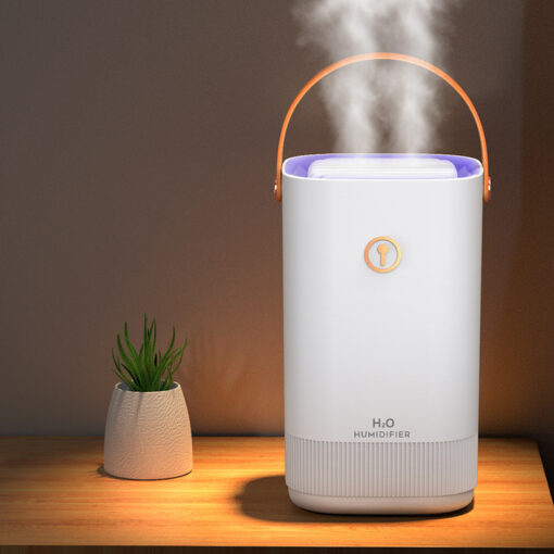 Portable USB Double Nozzle Ultrasonic Air Humidifie