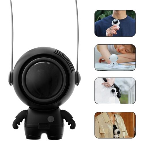 Personal Astronaut USB Rechargeable Hanging Neck Fans