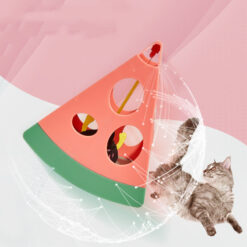 Funny Magnetic Levitation Watermelon Tumbler Cat Toys