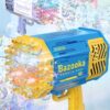 69 Holes Electric Magic Gatling Bubble Gun Outdoor Toys