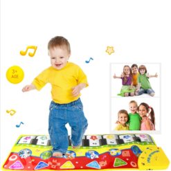 Electronic Play Musical Piano Blanket Mat Educational Toys