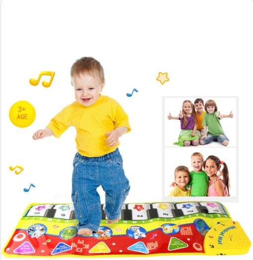 Electronic Play Musical Piano Blanket Mat Educational Toys