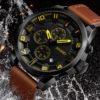 SKMEI Luxury Men's Sports Waterproof Leather Watch