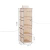 Multilayer Wardrobe Storage Hanging Bag Drawer Organizer