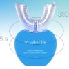 Ultrasonic Electric Silicone Lazy U-shaped Toothbrush Cleaner