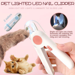 Portable LED Light-Emitting Pet Nail Clippers Scissors Cutter