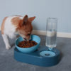 Automatic Pet Drinking Dish Slow Food Feeder Bowl