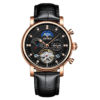 KINYUED Classic Luxury Mechanical Moonphase Watch