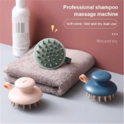 Portable Silicone Shampoo Massage Brush Hair Care Comb