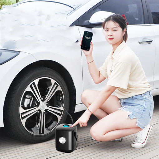 Portable Digital Display Car Wireless Mini Tire Air Pump