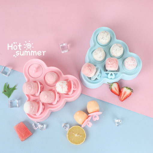 Creative Silicone Kitchen Popsicle Animal Shape Mold Maker