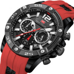 MINI FOCUS Silicone Waterproof Luxury Wristwatch