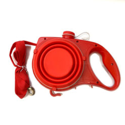 Multifunction Retractable Dog Water Bottle Traction Rope
