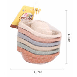 Boat Shape Bathroom Stacking Cups Baby Bath Toys