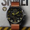 SKMEI Luxury Men's Sports Waterproof Leather Watch