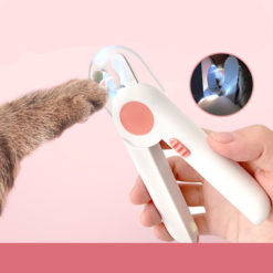 Portable LED Light-Emitting Pet Nail Clippers Scissors Cutter