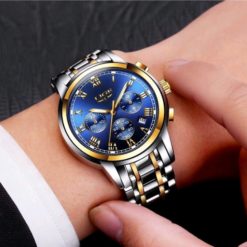 Multi-functional Luminous Waterproof Steel Belt Men's Watch