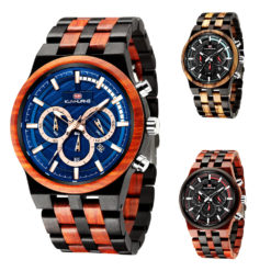 Wooden Large Dial Sandalwood High-end Sports Watch